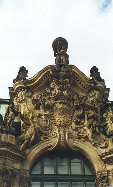Dresden, Le Zwinger (Poeppelmann & Permoser, 17/18e)