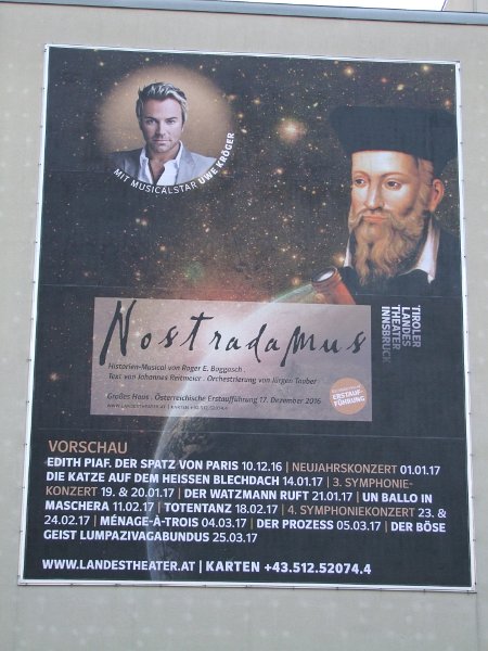 Innsbruck, Landestheater, Spectacle Nostradamus