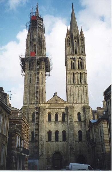 Caen, Eglise Saint-Etienne (Guillaume le Conquérant, 1066->1078)