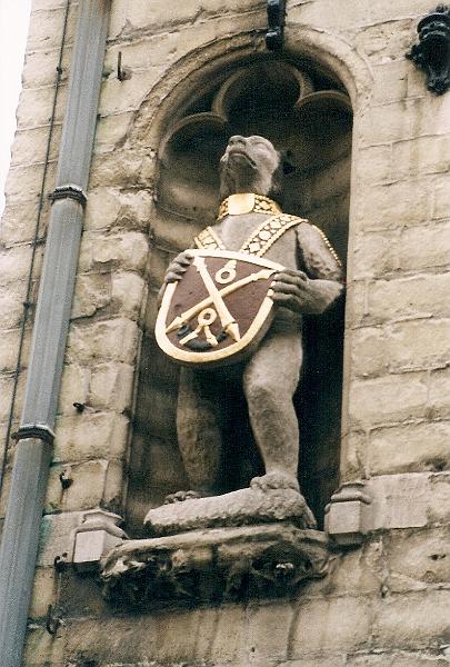 Bruges, Loge des Bourgeois, Ours fétiche de Bruges
