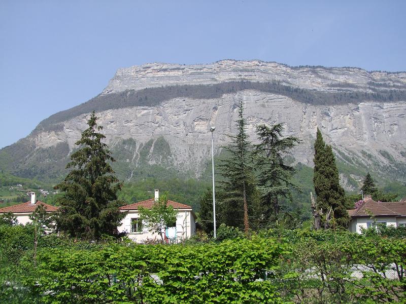 Meylan, Lycée du Grésivaudan, vue sur les montagnes