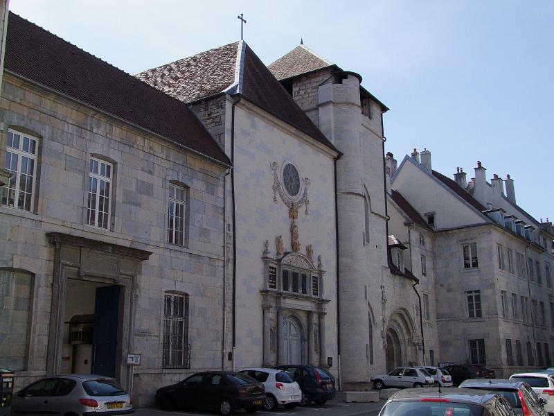 Besançon, Rue Mégevand, ancienne abbaye Saint-Vincent