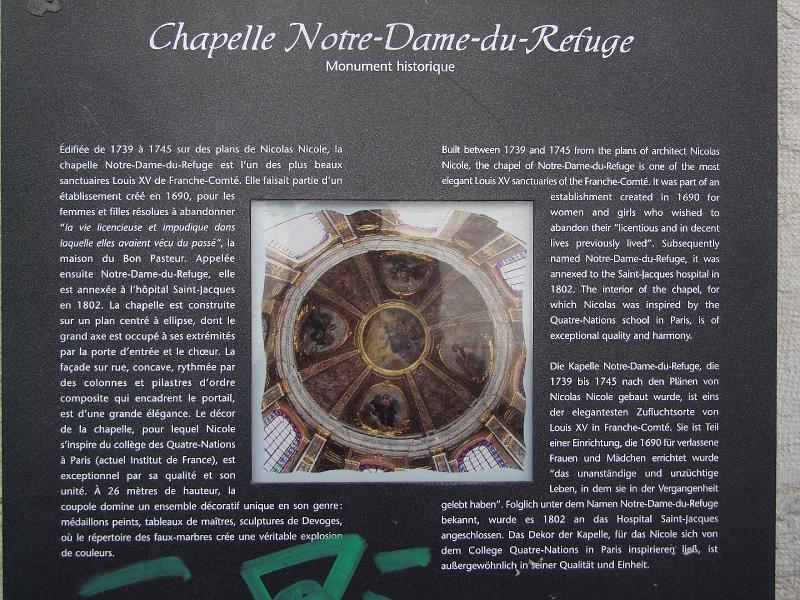 Besançon, Chapelle Notre-Dame-du-Refuge