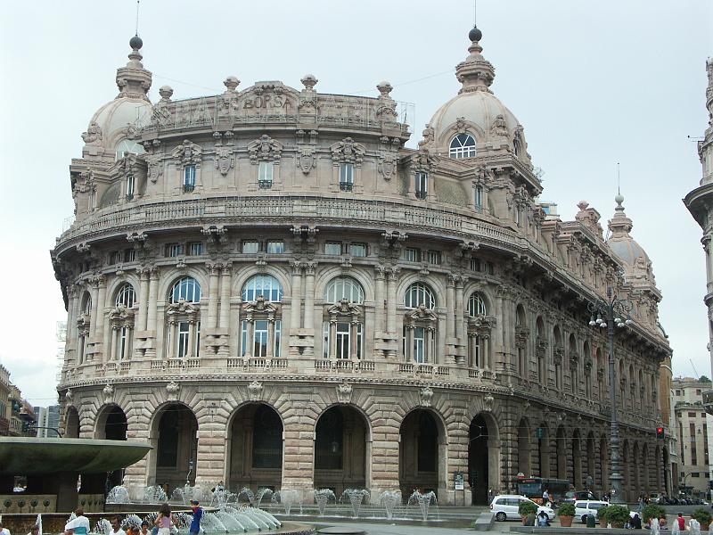 Genova, Piazza de Ferrari, La Bourse