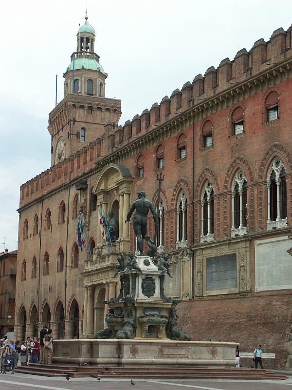 Bologna, Fontana del Nettuno et Palazzo Comunale