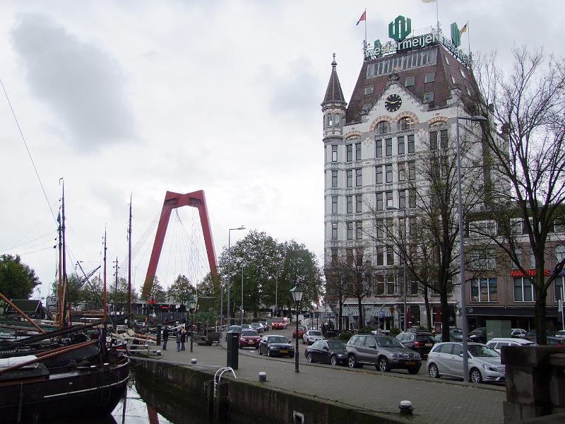 Rotterdam, Oude Haven, Willemsbrug & Witte Huis