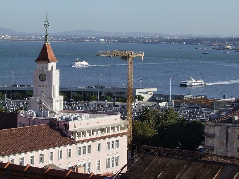 Lisbonne, Vue de l'Alto de Santa Catarina