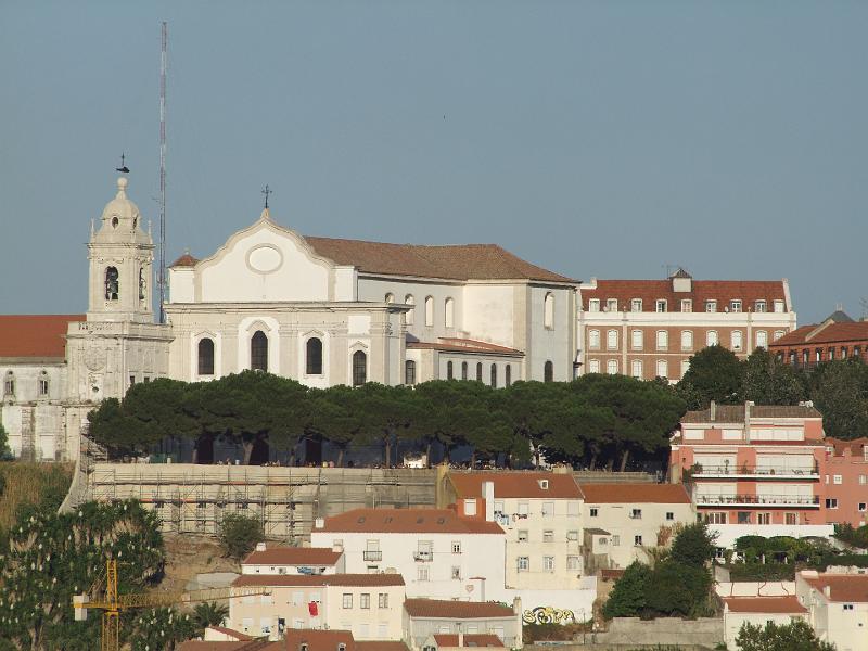 Lisbonne, Vue du Miradouro de São Pedro de Alcântara
