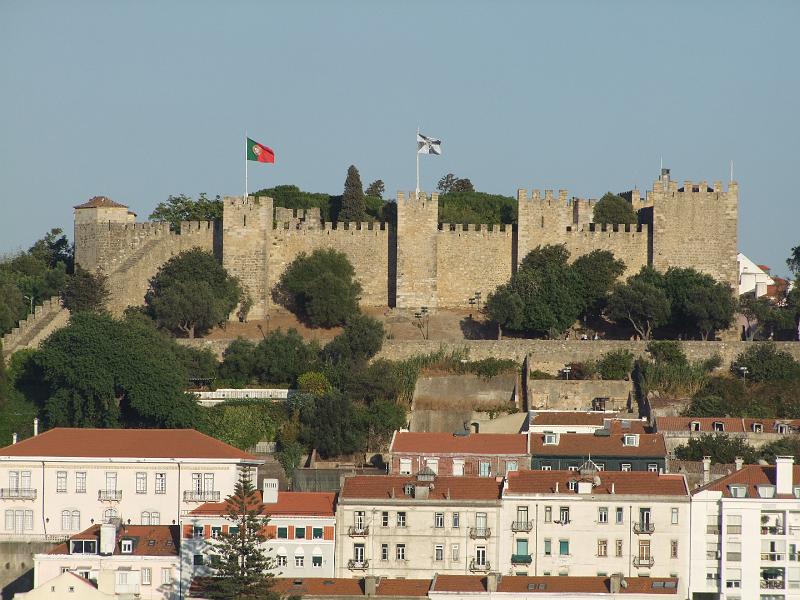Lisbonne, Vue du Miradouro de São Pedro de Alcântara
