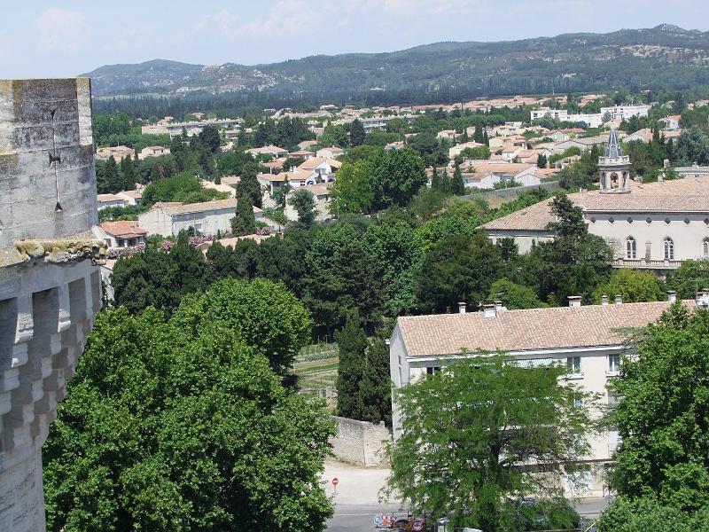 Tarascon, vue du château du Roi René