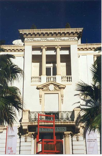 Cannes, La Malmaison sur la Croisette