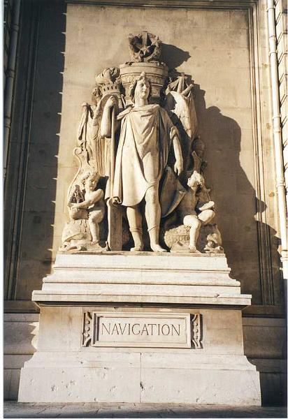 Marseille, Détail du Palais de la Bourse