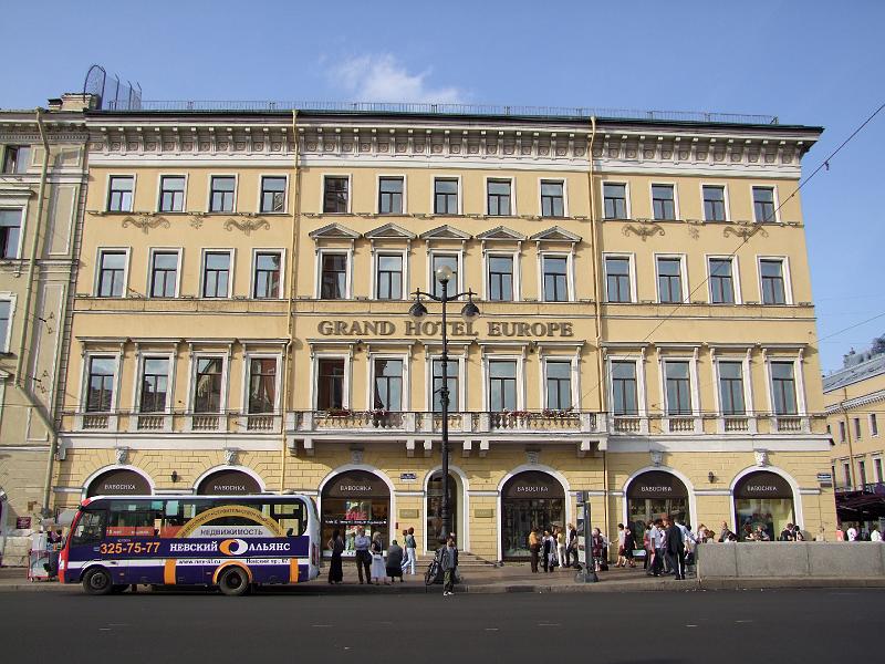 Saint-Pétersbourg, Grand Hôtel Europe