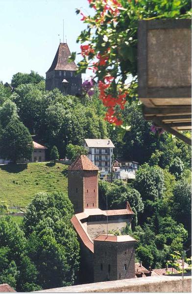 Fribourg, Ancienne fortification (Tour Rouge ?)
